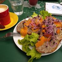 Desembrood met duxelles at De Veldkeuken in Bunnik