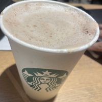 Hot chocolate  at Starbucks in Radcliffe
