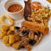 Vegan breakfasts at The Miggi Vegan Guesthouse in Paignton