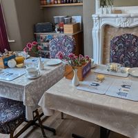 Breakfast/dining room at The Miggi Vegan Guesthouse in Paignton