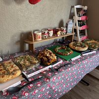 Buffet spread  at The Miggi Vegan Guesthouse in Paignton