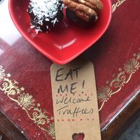 Delicious welcome truffles on arrival!  at The Miggi Vegan Guesthouse in Paignton