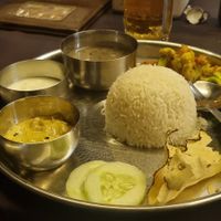 Veg. Thali at Falcha Food & Drink  in Bandipur