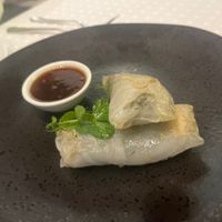 Vegan spring rolls  at Quills Restaurant in Kempton Park