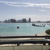Outside dining   at Boho Social in Doha