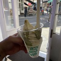 Vanilla + pistachio topping  at Yolé in London