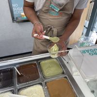 Pistachio topping  at Yolé in London