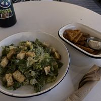  Caesar salad (no parm), tofu triangles w/ side of ranch  at Humble Wood Fire Pizza in Gainesville