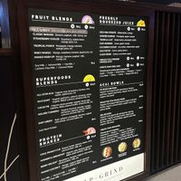 Menu  at SYD - Pulp+Grind - T1 in Sydney