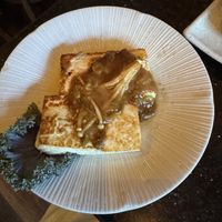 Tofu “steaks"  at Arigato Sushi in Santa Barbara