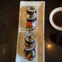 Grilled veggie roll  at Arigato Sushi in Santa Barbara