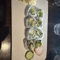 Simple veg roll  at OKU in Santa Barbara