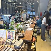 The kitchen where you’re seated   at Xiao Xiao Place in Taipei