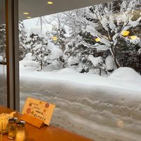 breakfast table view at Ōwani Onsen Fujiya Hotel in Owani