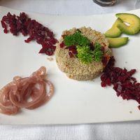 Quinoa with vegetables at Gusto Rosso in Vicenza