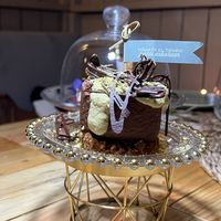 Postre vegano  at Pizza Natura in Barcelona