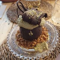 Queen vegan at Pizza Natura in Barcelona