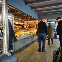 Inside at Kökulist Bakery in Reykjanesbaer