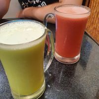 Sugarcane juice and fresh fruits juice at Dr. Karumbu in Coimbatore