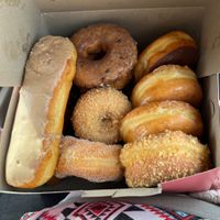   at Jean's Donuts in La Habra