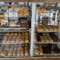 some of the selection mid day   at Jean's Donuts in La Habra