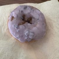 Blueberry donut! at Jean's Donuts in La Habra