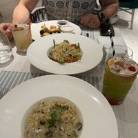 Tempura, couscous, mac & cheese   at Nautilius in Willemstad