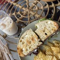 sandwich chimichurri  at Buen Confidente in Merida