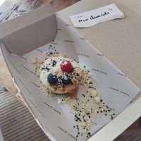 Cheesecake at Honest Greens - Chiado in Lisbon