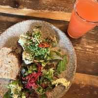 Herb tofu  at Honest Greens - Chiado in Lisbon
