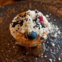 Macadamia Miso cheesecake at Honest Greens - Chiado in Lisbon