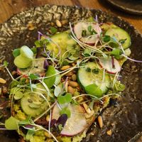 Avocado toast at Honest Greens - Chiado in Lisbon