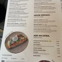 Breakfast menu May 2026   at Honest Greens - Chiado in Lisbon