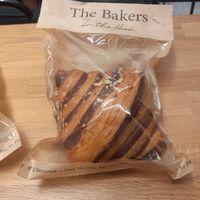 Vegetarian croissant at The Bakers in the Hood in Athens