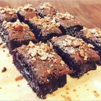 chocolate brownie  at Formosa Delight in Dunedin