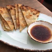 Coriander pancake  at Formosa Delight in Dunedin