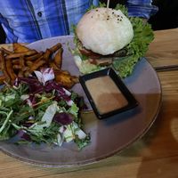 Bao bun burger   at Umi Vegan in Berlin