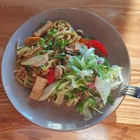 Healthy Asiatic chice at Umi Vegan in Berlin