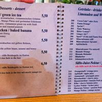 Last pages (of 16) of menu at Umi Vegan at Umi Vegan in Berlin