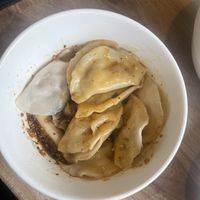 Vegan dumplings  at Gemini Dumplings & Noodles Restaurant in Koh Tao