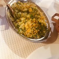 Rice with green peace  at Masala in Cascais