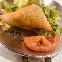 Vegan samosa -delicious! at Masala in Cascais