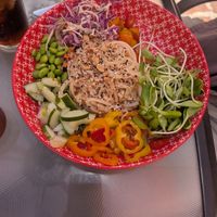 Thai noodle bowl at Z Cafe in St Croix