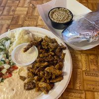 vegan shwarma platter  at Sababa in Gainesville