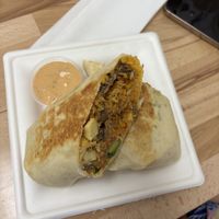 Vegan burrito   at Bak & Jo Bakery and Coffee in Mesa