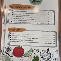 menu  at The Bagel in Koh Samui
