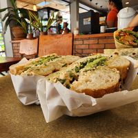 Avocado cream cheese at The Bagel in Koh Samui