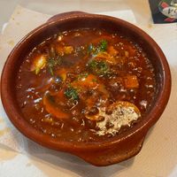 Mushroom pil pil, comes with a freshly toasted baguette   at KK's Bar & Restaurant in Nerja