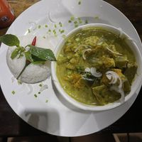 Vegan curry  at Lonely Beach in Koh Rong
