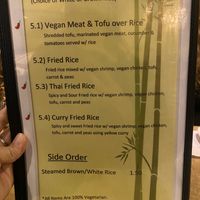 Rice plates at Veggie Today in Concord